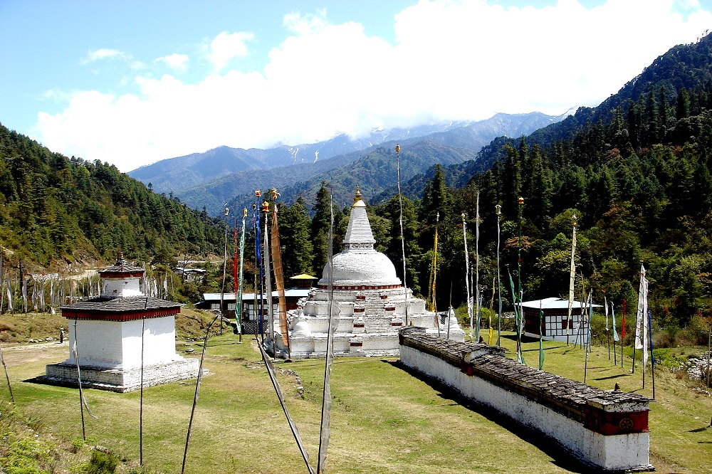 Bumthang Owl Trek - Chendbji Chorten near Trongsa